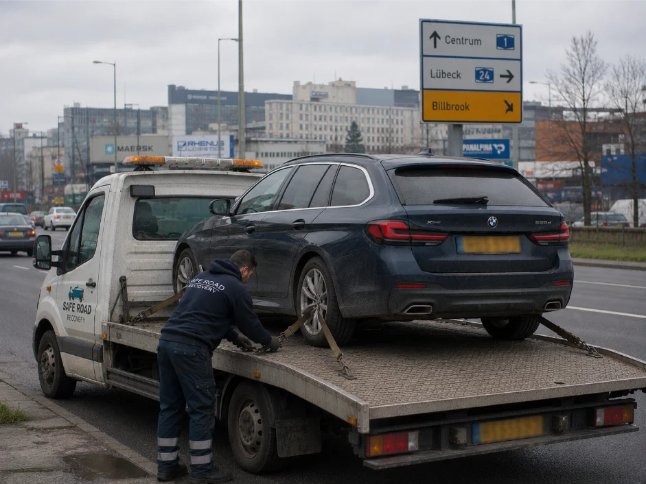 BMW 5 Series Vehicle Transport Hamburg Germany