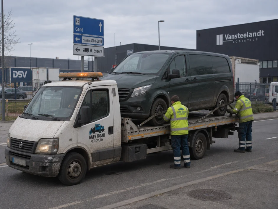 Mercedes Vito Van Recovery Ghent Belgium