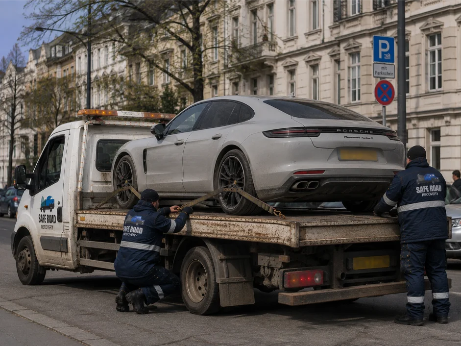 Porsche Panamera Luxury Recovery Munich Germany