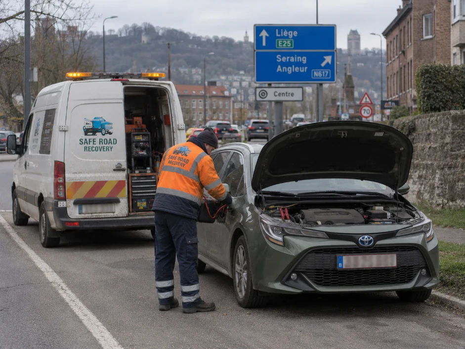 Toyota Corolla Roadside assistance Liege Belgium