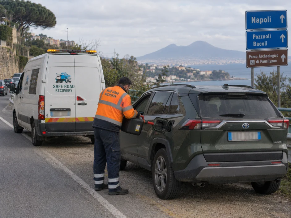 Toyota RAV4 Roadside assistance in Naples, Italy to UK
