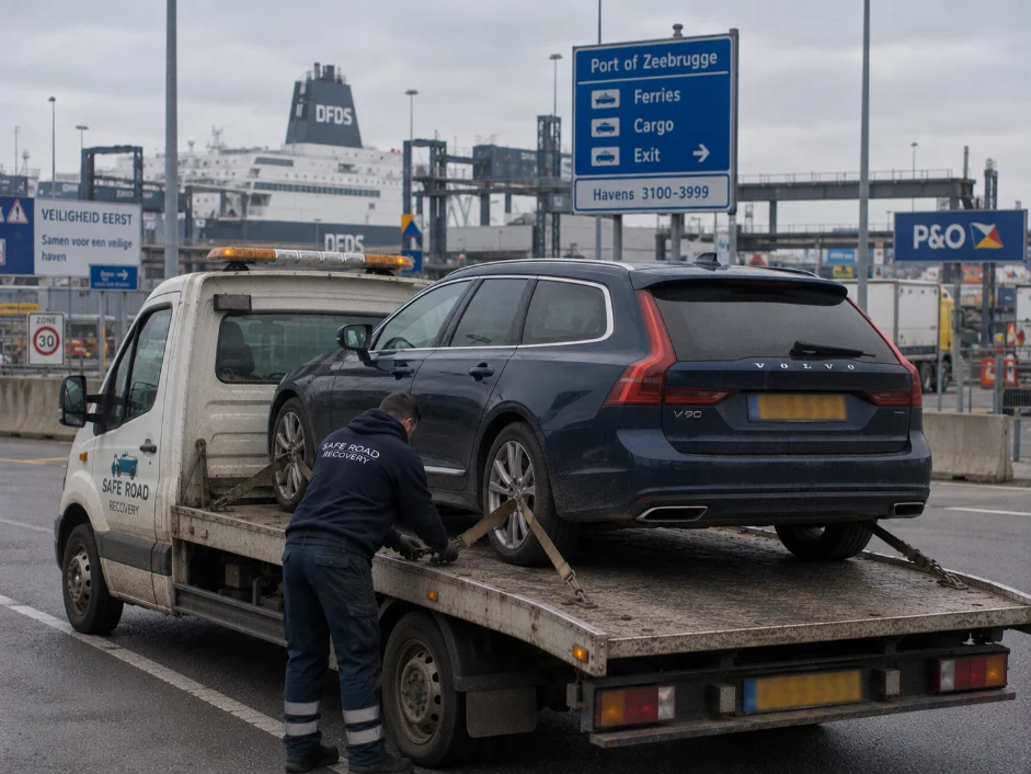 Volvo V90 Vehicle Transport Zeebrugge Belgium