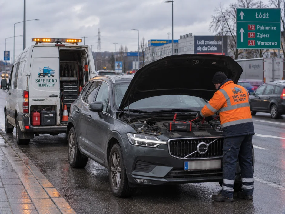 Volvo XC60 Roadside assistance Lodz Poland to UK