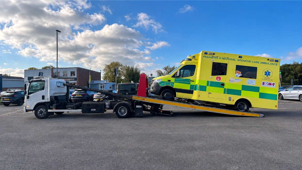 Pediatric Ambulance Commercial Vehicle Towing and recovery, London
